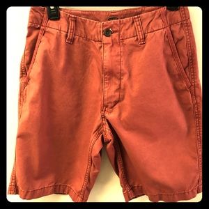 Old Navy men’s shorts. Size 30, faded, brick red